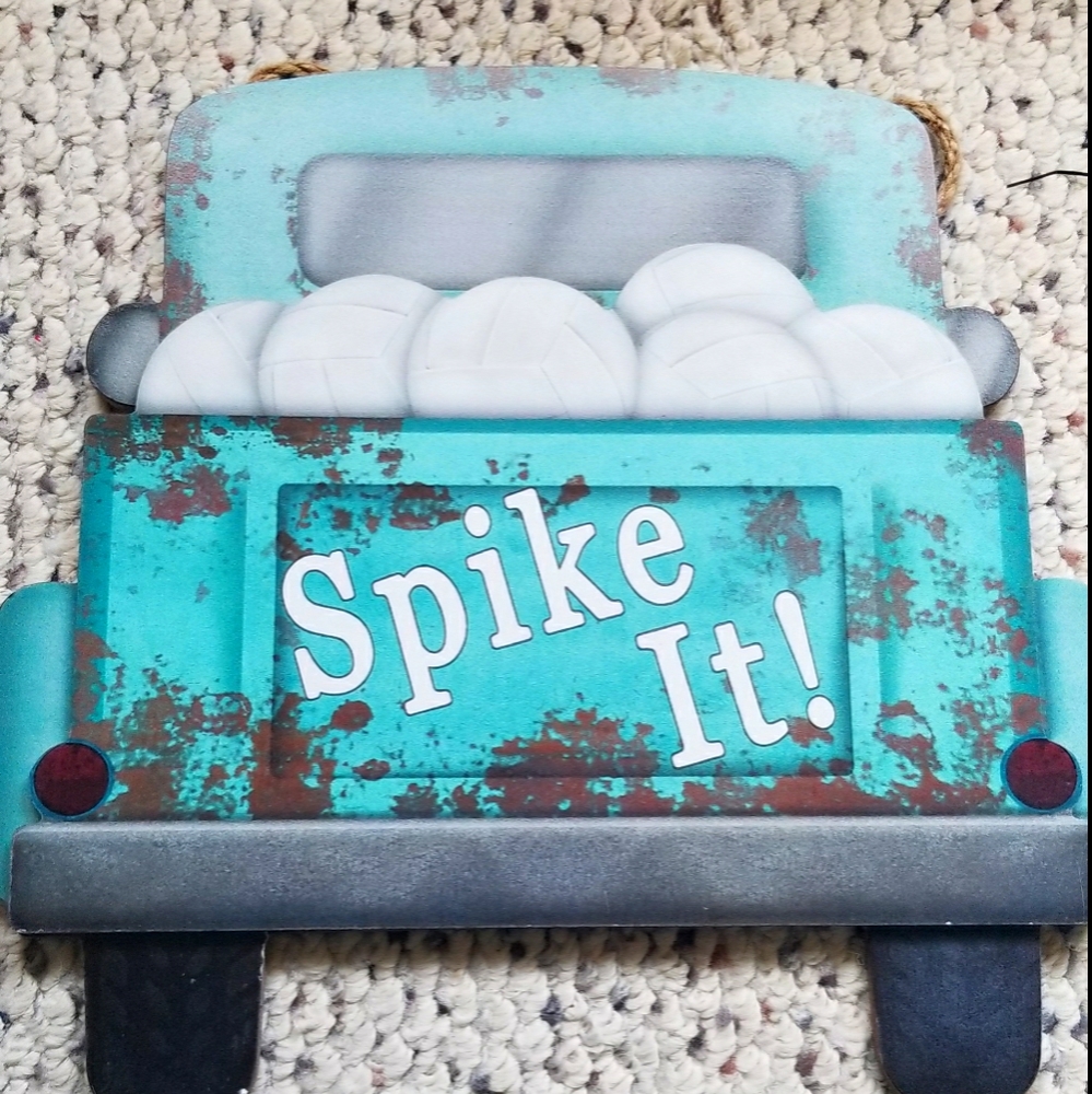12x12 Volleyball plaque